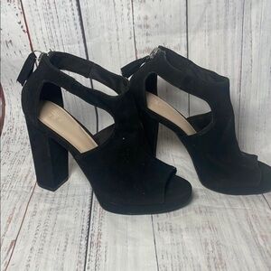 H&M Black Block Heel Sandals